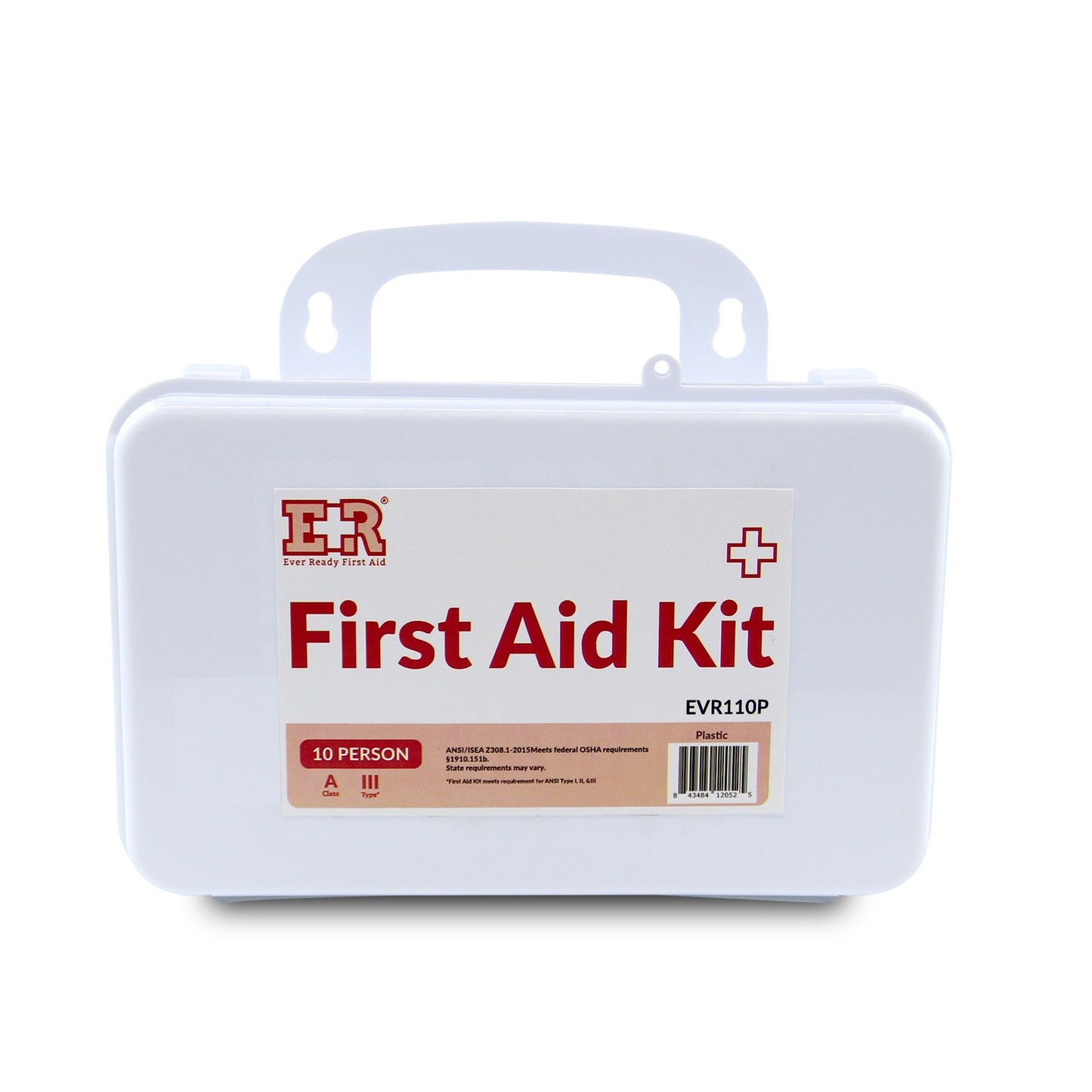 10 Person First Aid Kit – Type III, ANSI A, OSHA Compliant