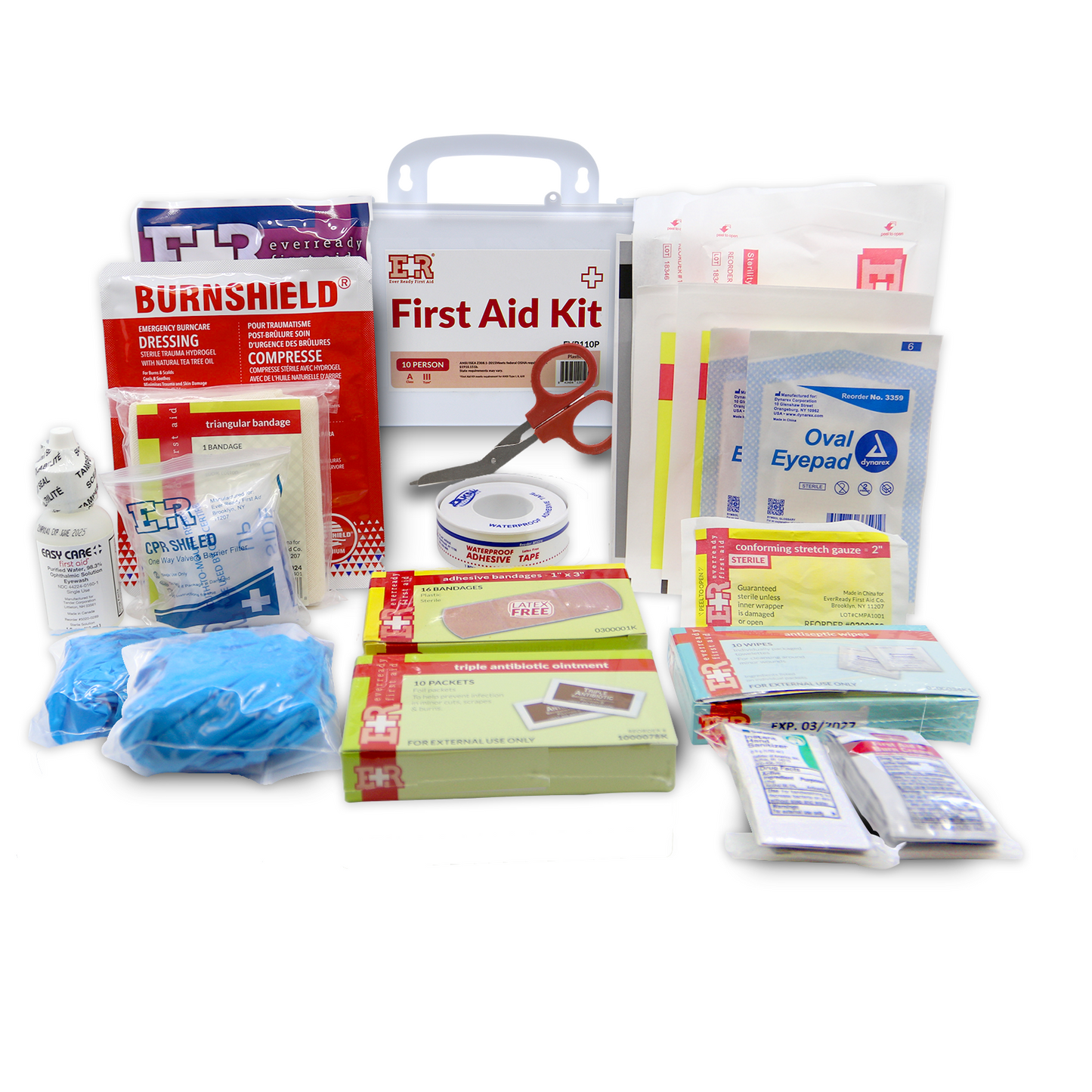 10 Person First Aid Kit – Type III, ANSI A, OSHA Compliant