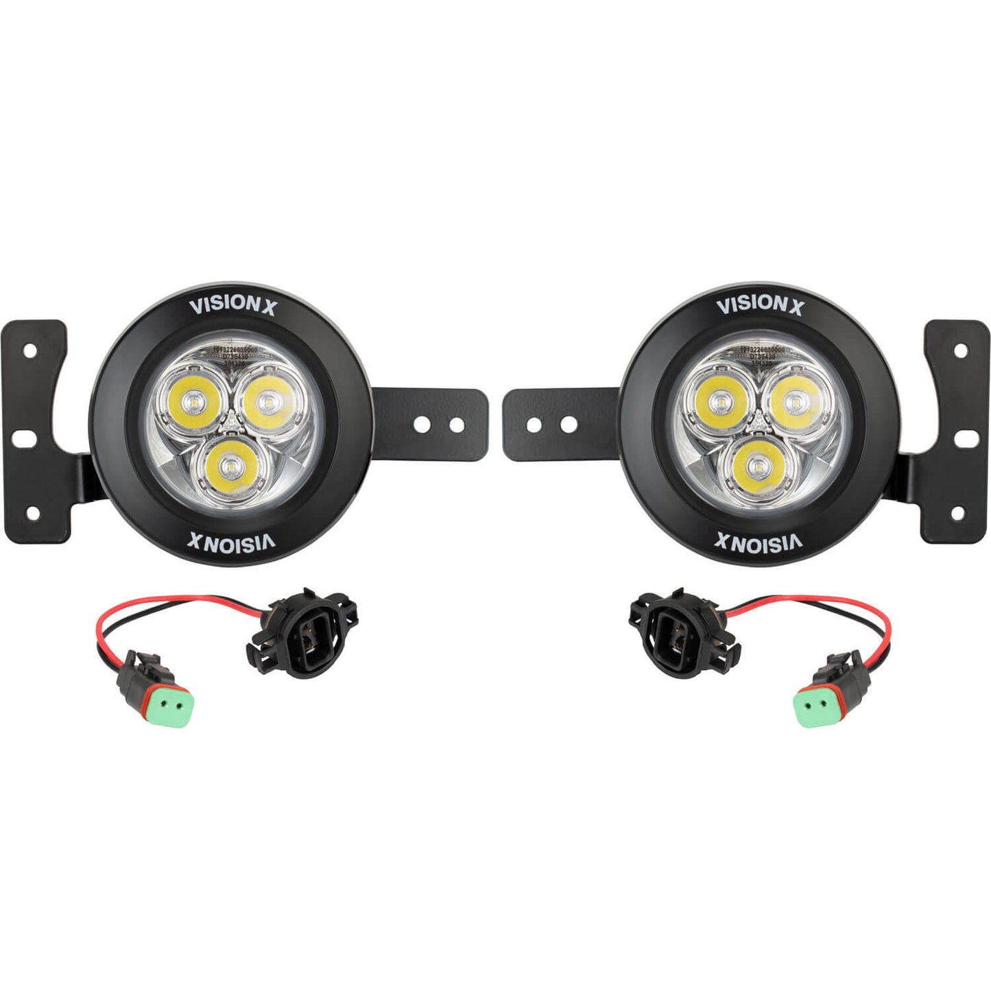 18+ Jeep JL / '20+ Jeep Gladiator Fog Light Kit with 3.7" Multi-LED Mini Cannons
