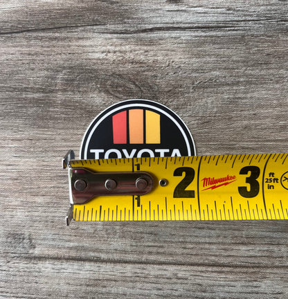 Toyota 3 Stripe Decal Bumper Sticker Regular Holographic