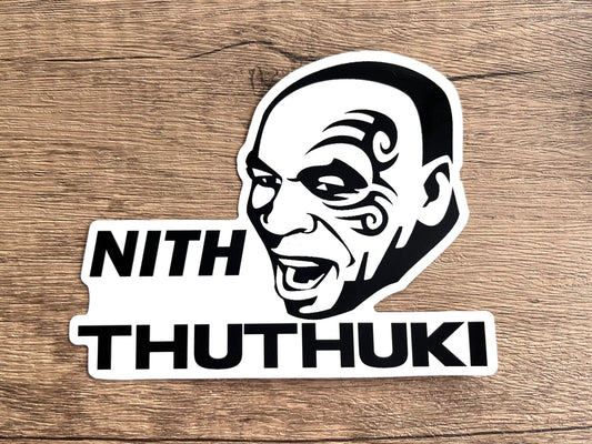 Nith Thuthuki Suzuki Mike Tyson Waterproof Vinyl Decal Bumper Sticker