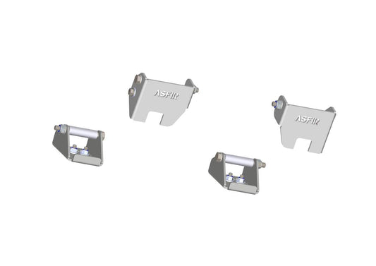 Toyota Land Cruiser Prado 250 Radius Arms Steel Skid Plates (4 Pcs)