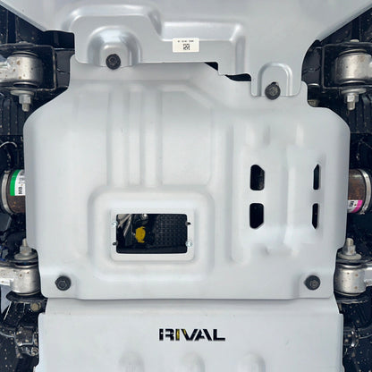 RIVAL Aluminum Engine Skid Plate 2024-2025 Ford Ranger including Raptor | 2021-2025 Ford Bronco 2Door 4Door