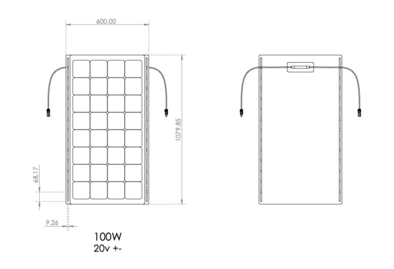 BLOX 100w Rapid Install Solar Panel