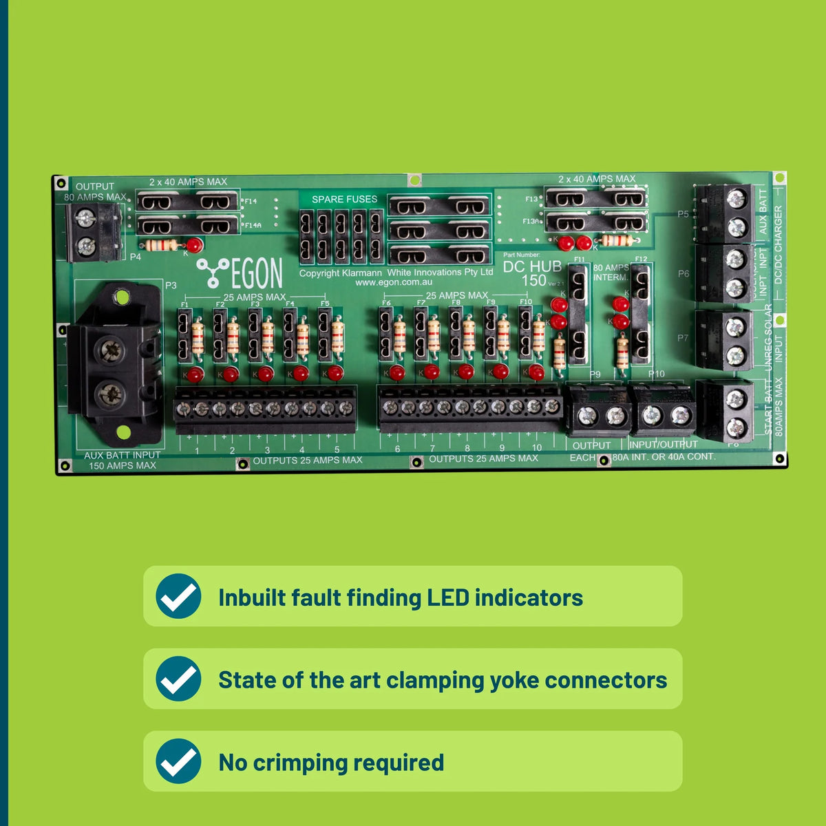 EGON DC-HUB | CLASSIC POWER DISTRIBUTION HUB