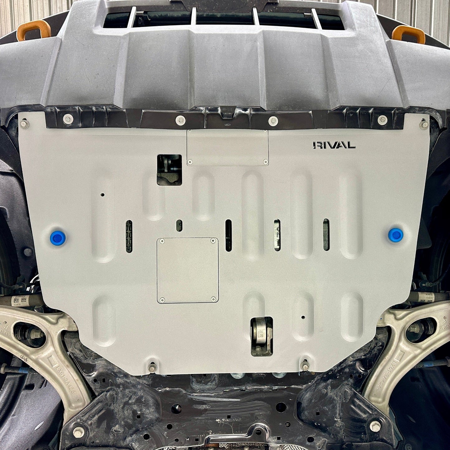 RIVAL Aluminum Engine Skid Plate 2023-2024 Ford Maverick Tremor | 2021-2022 Ford Bronco Sport With Metal Oil Pan | 2021-2025 Ford Bronco Sport Badlands