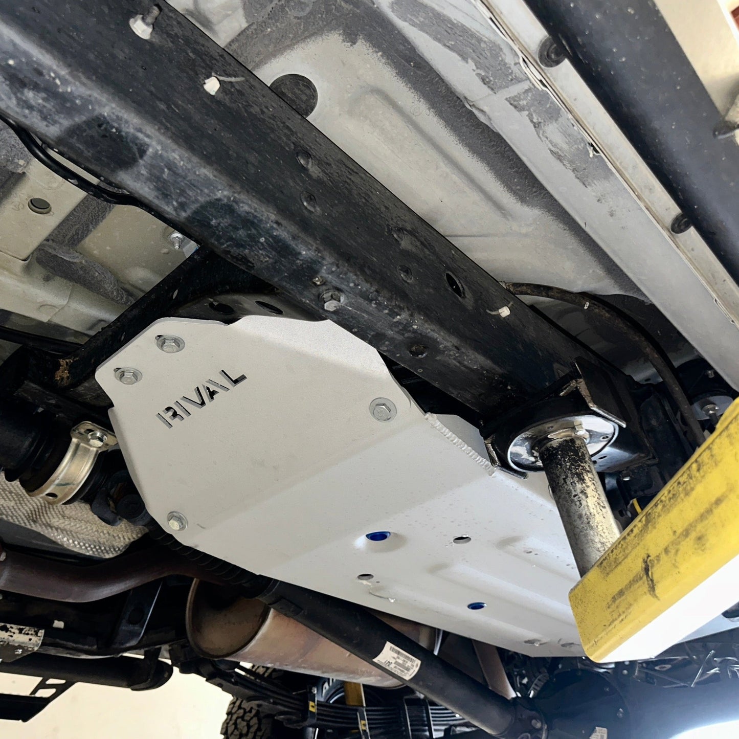 RIVAL Aluminum Gas Tank Skid Plate 2016-2023 Toyota Tacoma 3rd Gen Including TRD Offroad 5-Foot Bed Only