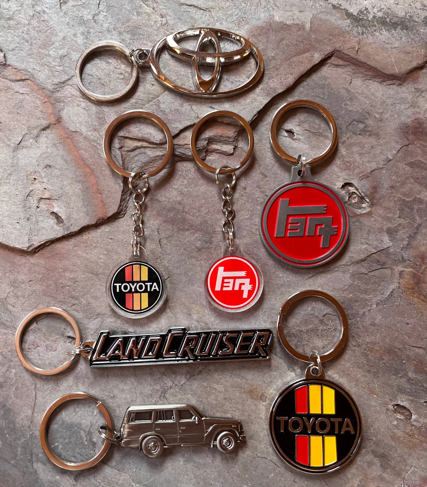 Toyota 60 Series FJ60 Land Cruiser Metal Key Chain - Reefmonkey