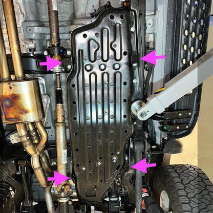 RIVAL Aluminum Gas Tank Skid Plate 2024-2025 Ford Ranger Raptor