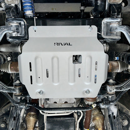RIVAL Aluminum Engine Skid Plate 2015-2025 Ford F-150 EcoBoost 2015-2025 Ford F-150 PowerBoost 2015-2025 Ford F-150 V8 (including Tremor) (except 2.7)