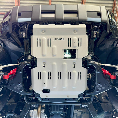 RIVAL Aluminum Engine Skid Plate 2024-2025 Toyota Tacoma 4Gen | 2024-2025 Toyota Land Cruiser | 2025 Toyota 4Runner 6Gen