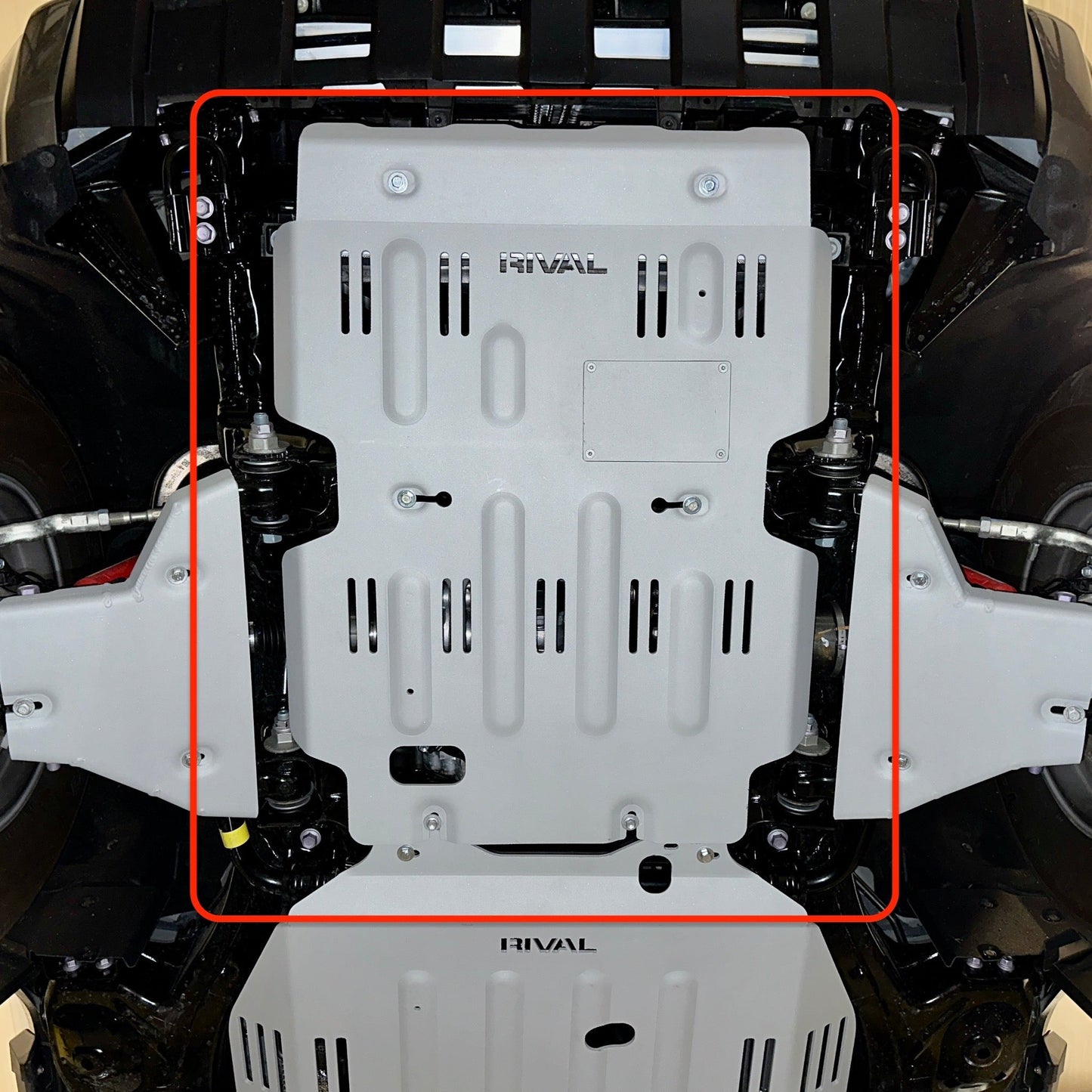 RIVAL Aluminum Engine Skid Plate 2024-2025 Toyota Tacoma 4Gen | 2024-2025 Toyota Land Cruiser | 2025 Toyota 4Runner 6Gen