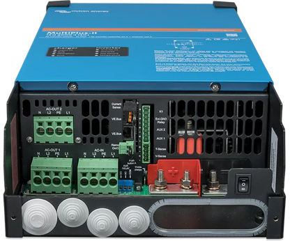 Victron MultiPlus-II Inverter/Charger 12VDC - 3000VA - 120VAC (2x120 or 120/240 Split) - 50A Charge & Switch UL Approved [PMP122305100]
