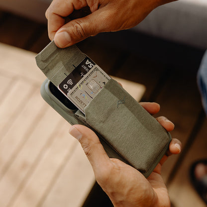Mobile Wallet | Stand Wallet | Sun | Fabric