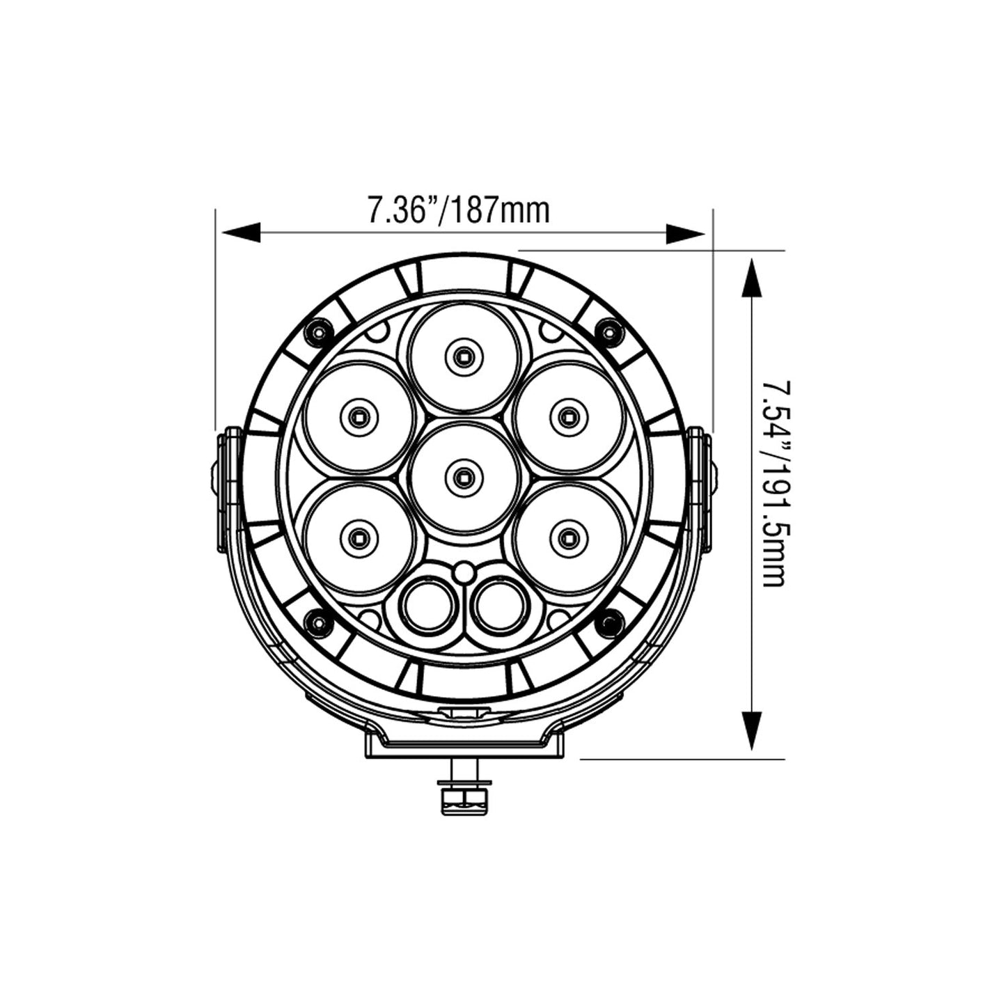 6.7" ADV Light Cannon Kit