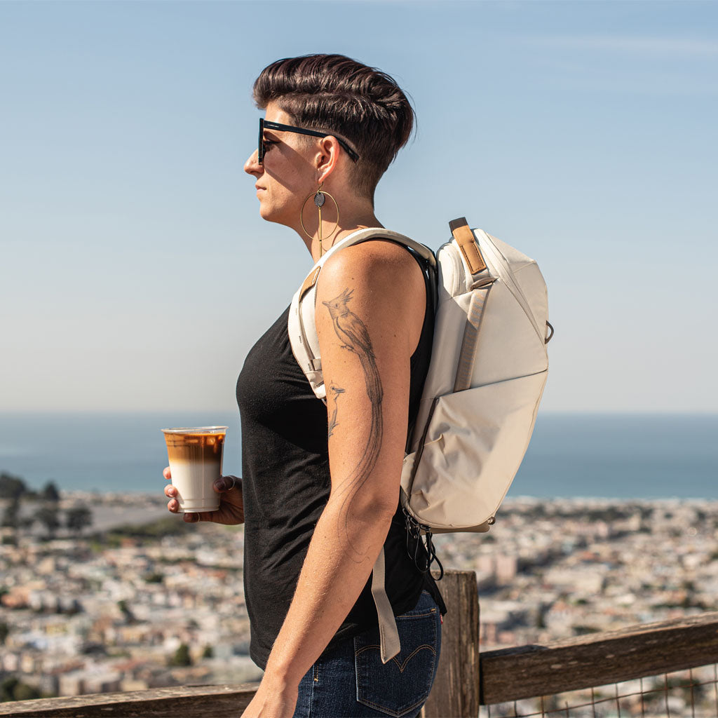 Everyday Backpack Zip | 15L | Bone (PFAS)