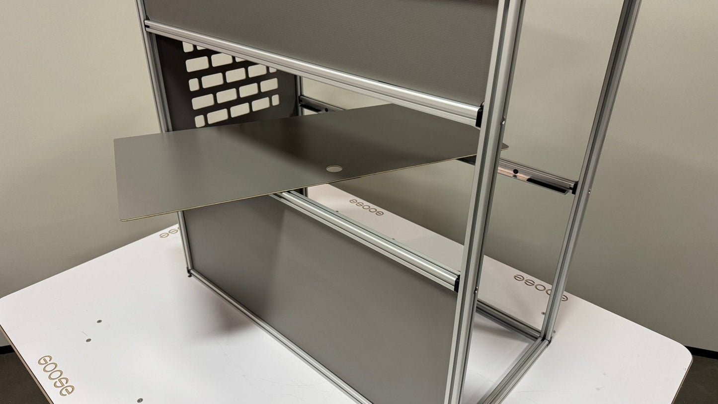 Goose Gear Camper System - Midsize Truck 6Ft Bed - Passenger Side Front Sink and Storage Utility Module