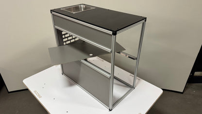 Goose Gear Camper System - Midsize Truck 6Ft Bed - Passenger Side Front Sink and Storage Utility Module