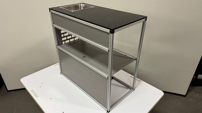 Goose Gear Camper System - Midsize Truck 6Ft Bed - Passenger Side Front Sink and Storage Utility Module