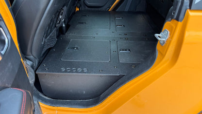 Jeep Gladiator 2019-Present JT 4 Door - Second Row Seat Delete Plate System - High Platform