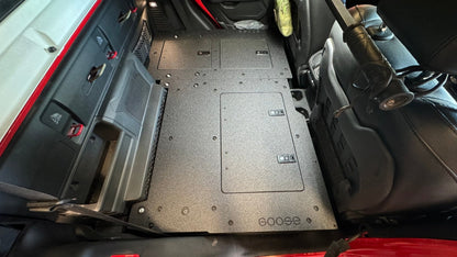 Jeep Gladiator 2019-Present JT 4 Door - Second Row Seat Delete Plate System - High Platform