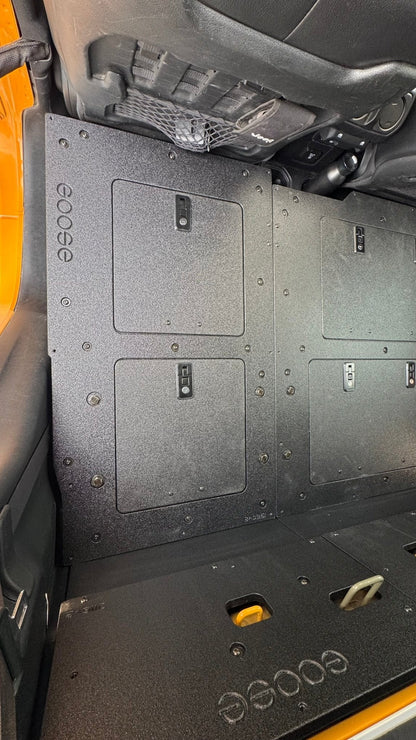 Jeep Gladiator 2019-Present JT 4 Door - Second Row Seat Delete Plate System - High Platform
