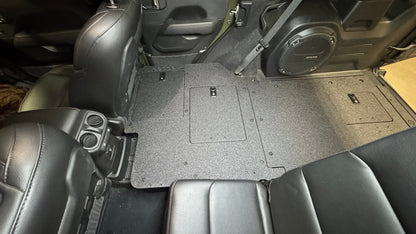 Jeep Wrangler 2018-Present JLU 4 Door - Second Row Seat Delete Plate System - V2