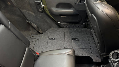 Jeep Wrangler 2018-Present JLU 4 Door - Second Row Seat Delete Plate System - V2