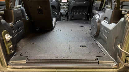 Jeep Wrangler 2018-Present JLU 4 Door - Second Row Seat Delete Plate System - V2