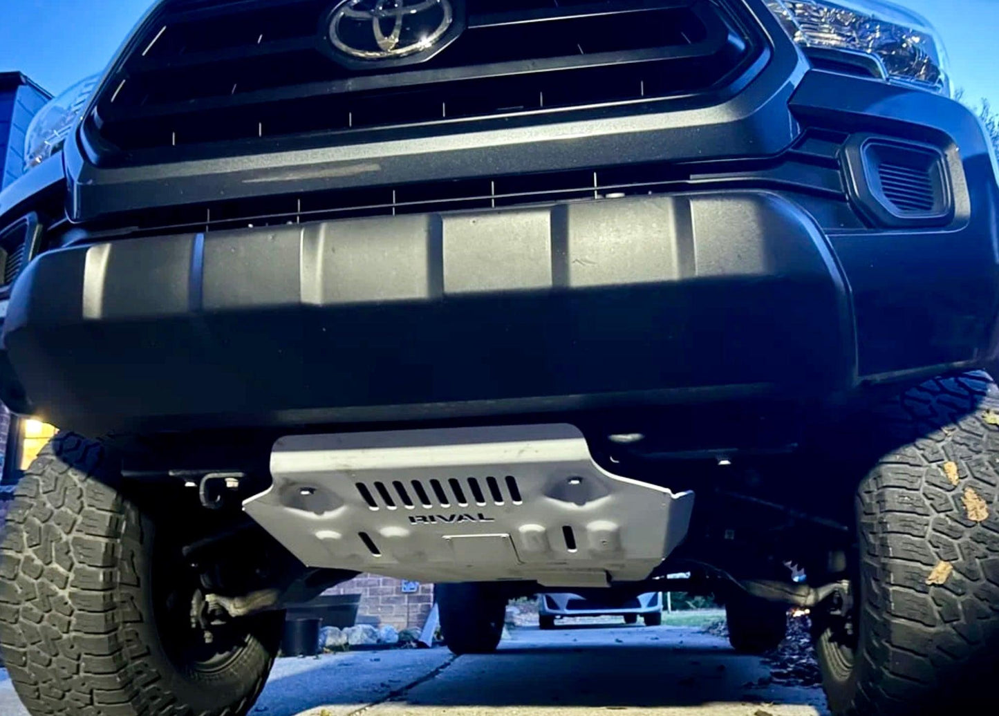 RIVAL Aluminum Engine Skid Plate 2005-2023 Toyota Tacoma 3Gen 4WD including KDSS