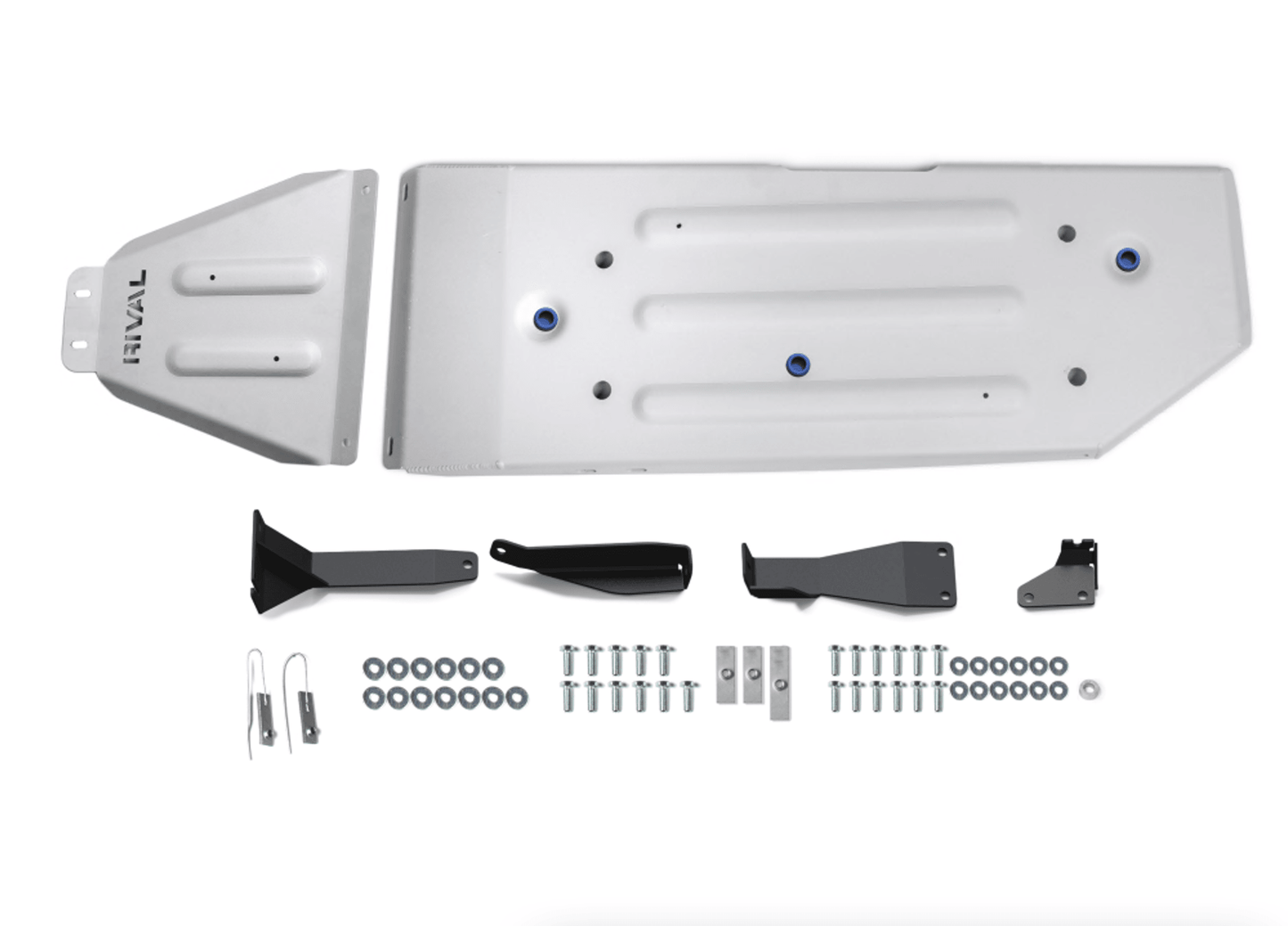 RIVAL Aluminum Gas Tank Skid Plate 2016-2023 Toyota Tacoma 3rd Gen Including TRD Offroad 5-Foot Bed Only