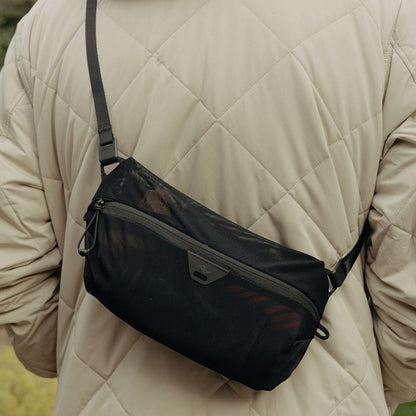 Ultralight Packing Cube | XS | Black | Mesh