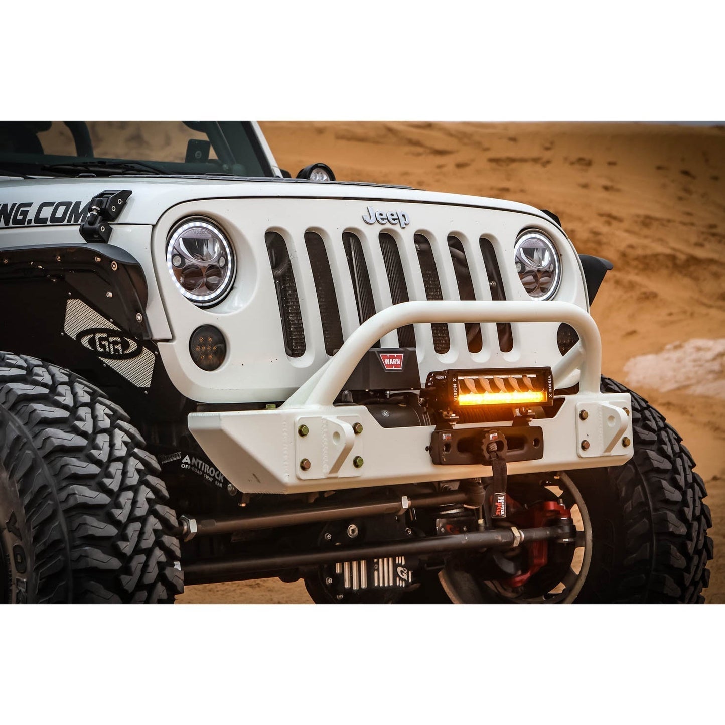 40" Shocker Dual Action LED Light Bar | White Elliptical