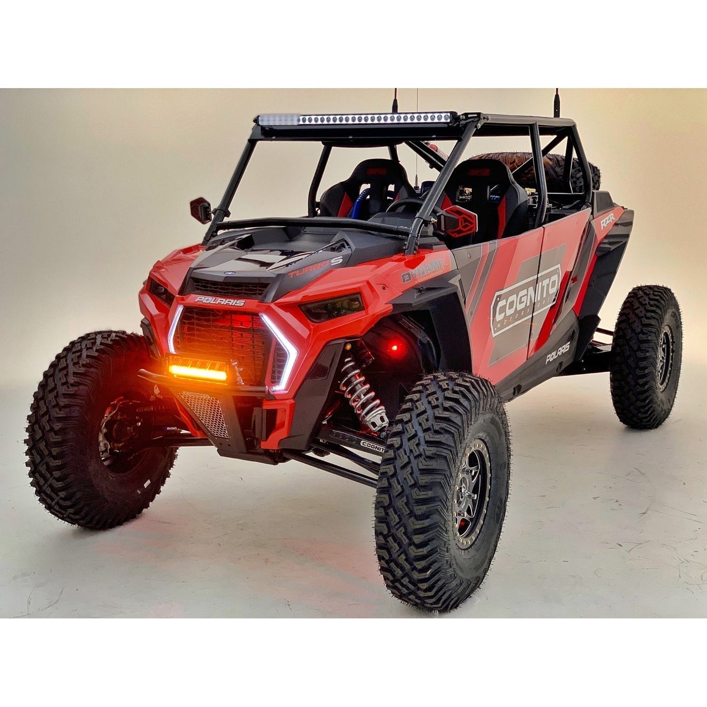 40" Shocker Dual Action LED Light Bar | White Elliptical