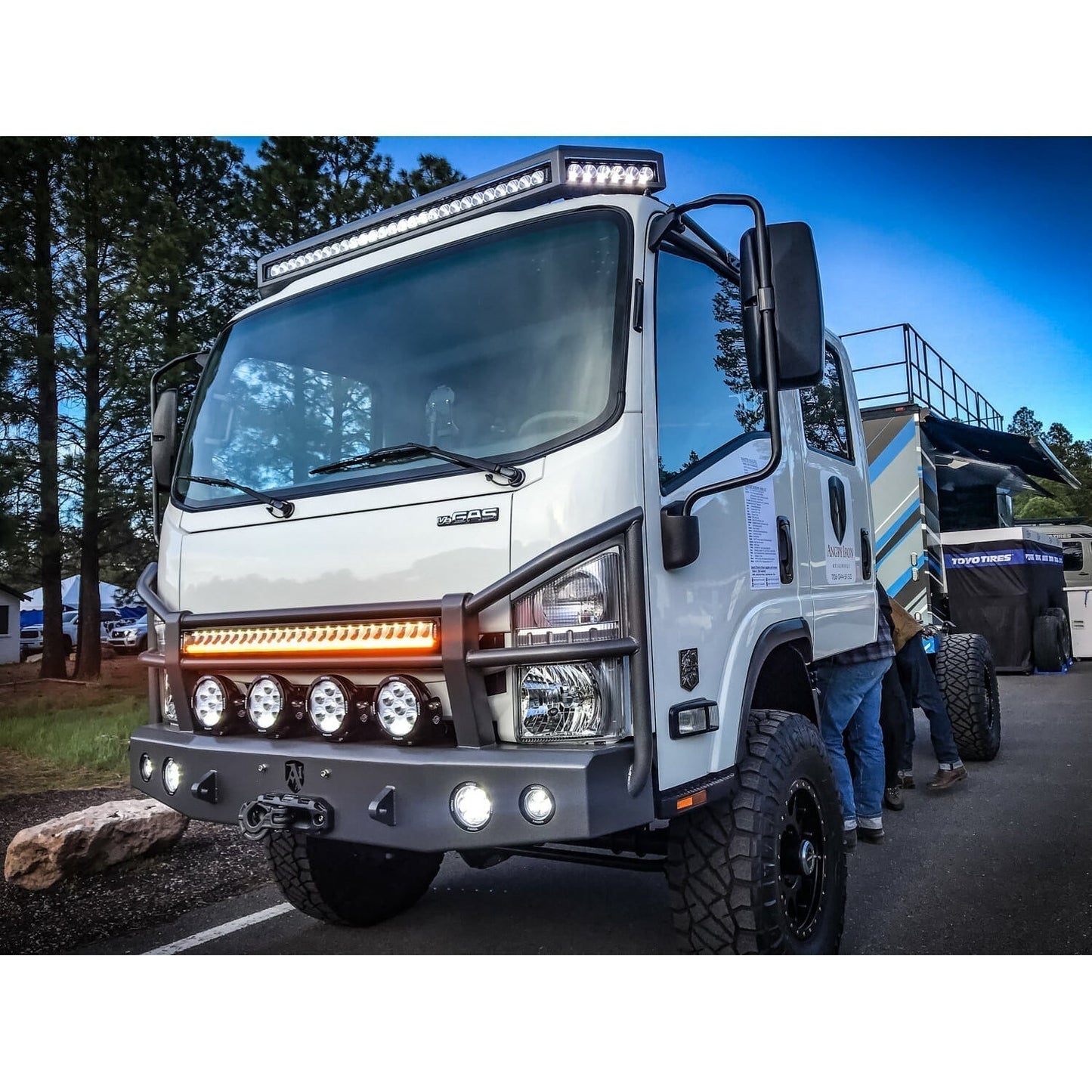40" Shocker Dual Action LED Light Bar | White Elliptical